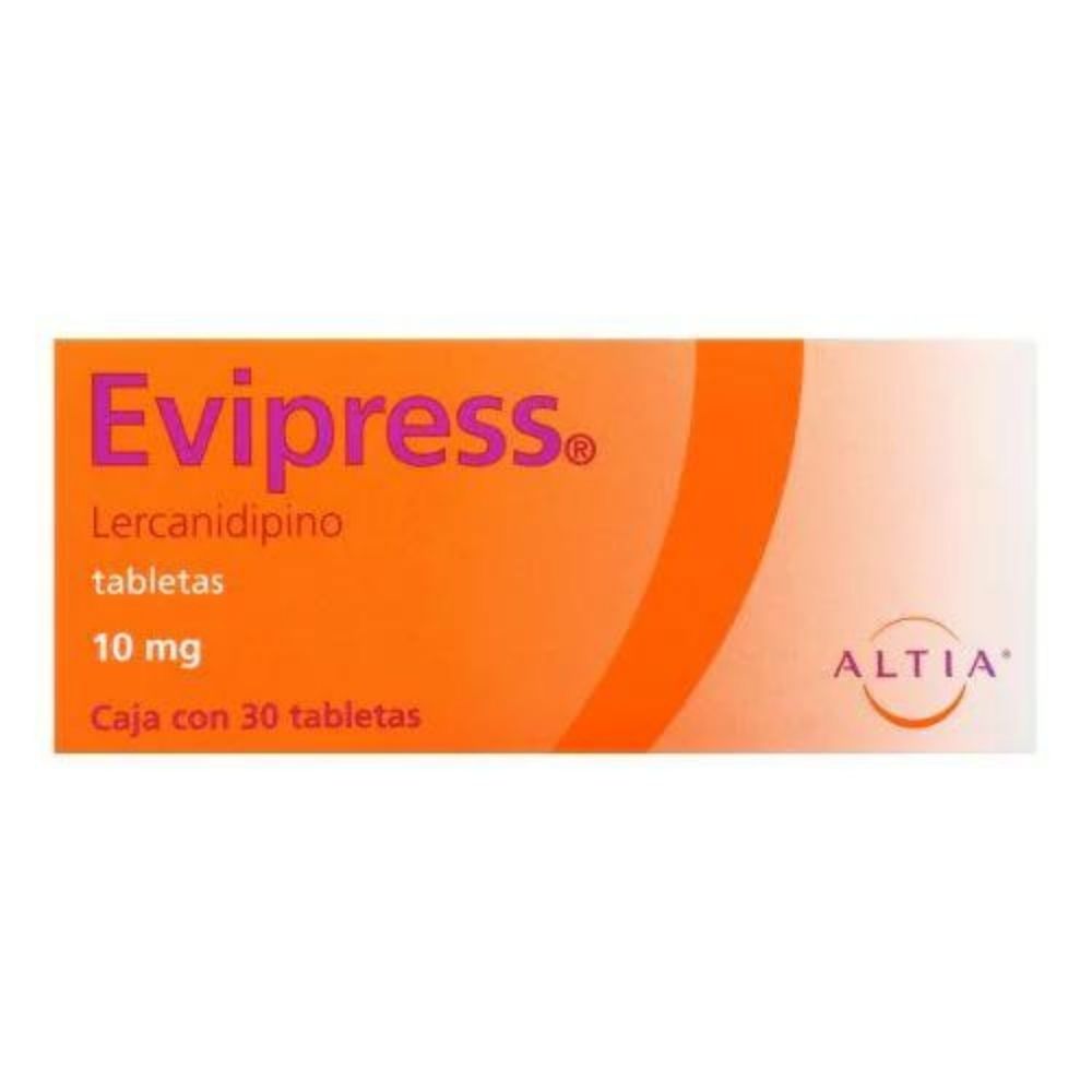 Evipress 10 Mg Con 30 Tabletas