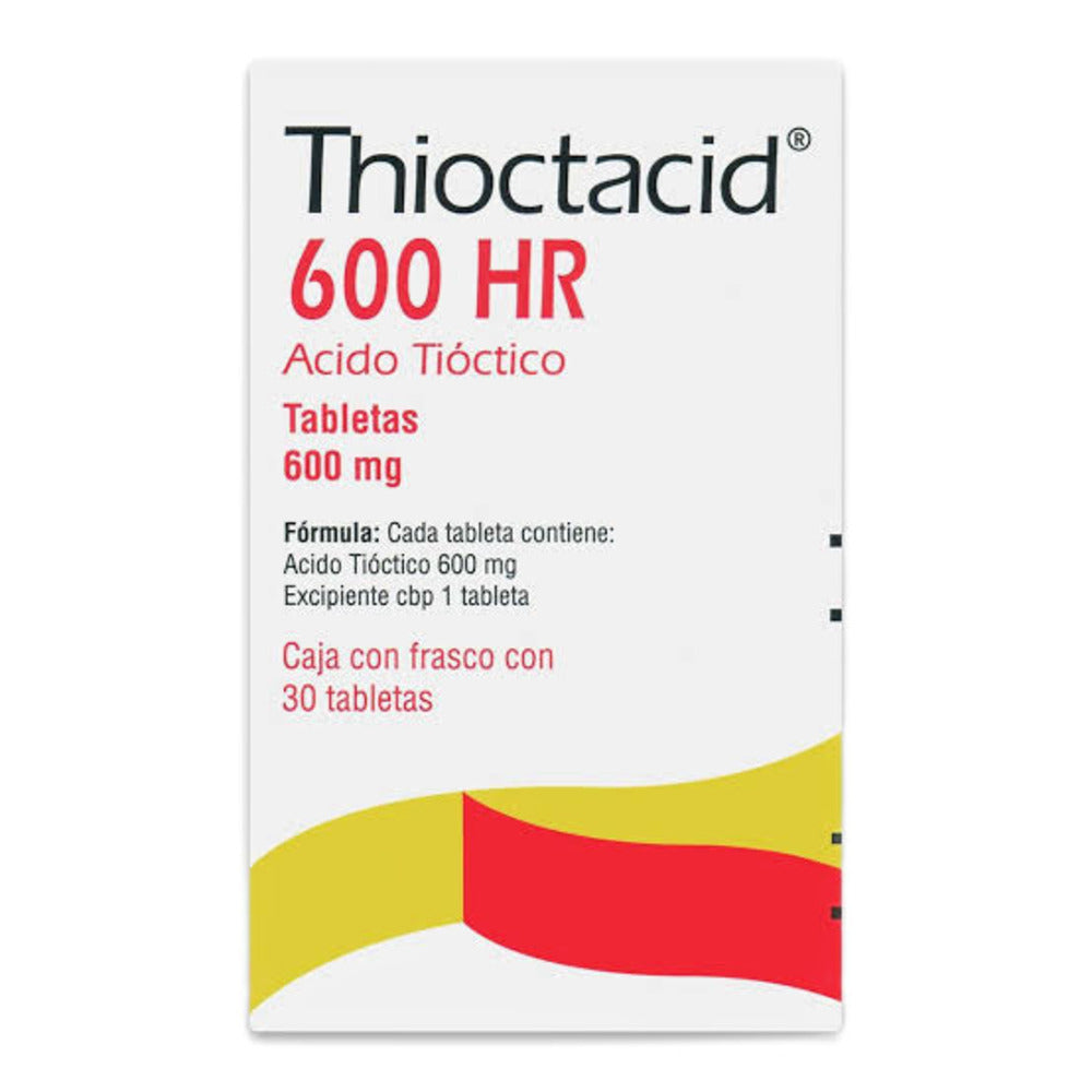 Thioctacid-600Hr 600 Mg Comprimidos Con 30