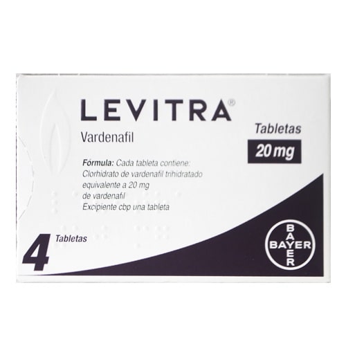 Levitra 20 Mg Tabletas Con 4