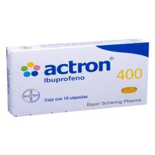 Actron-Plus 400/100 Mg Capsulas Con 10