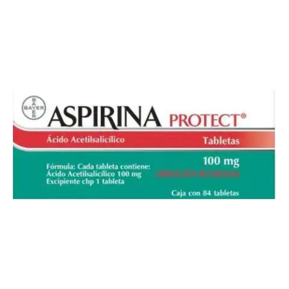 ASPIRINA-PROTECT 100 MG TABLETAS 84