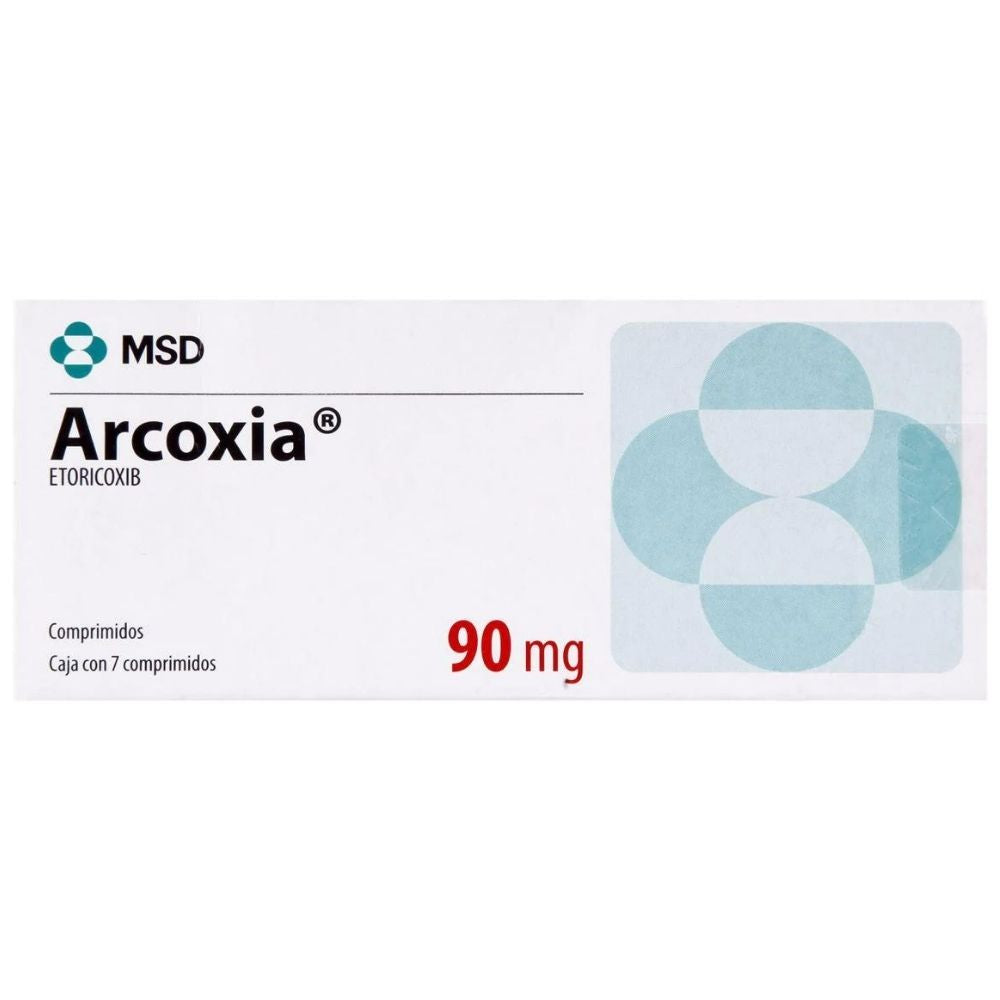 Arcoxia 90 Mg Con 7 Comprimidos