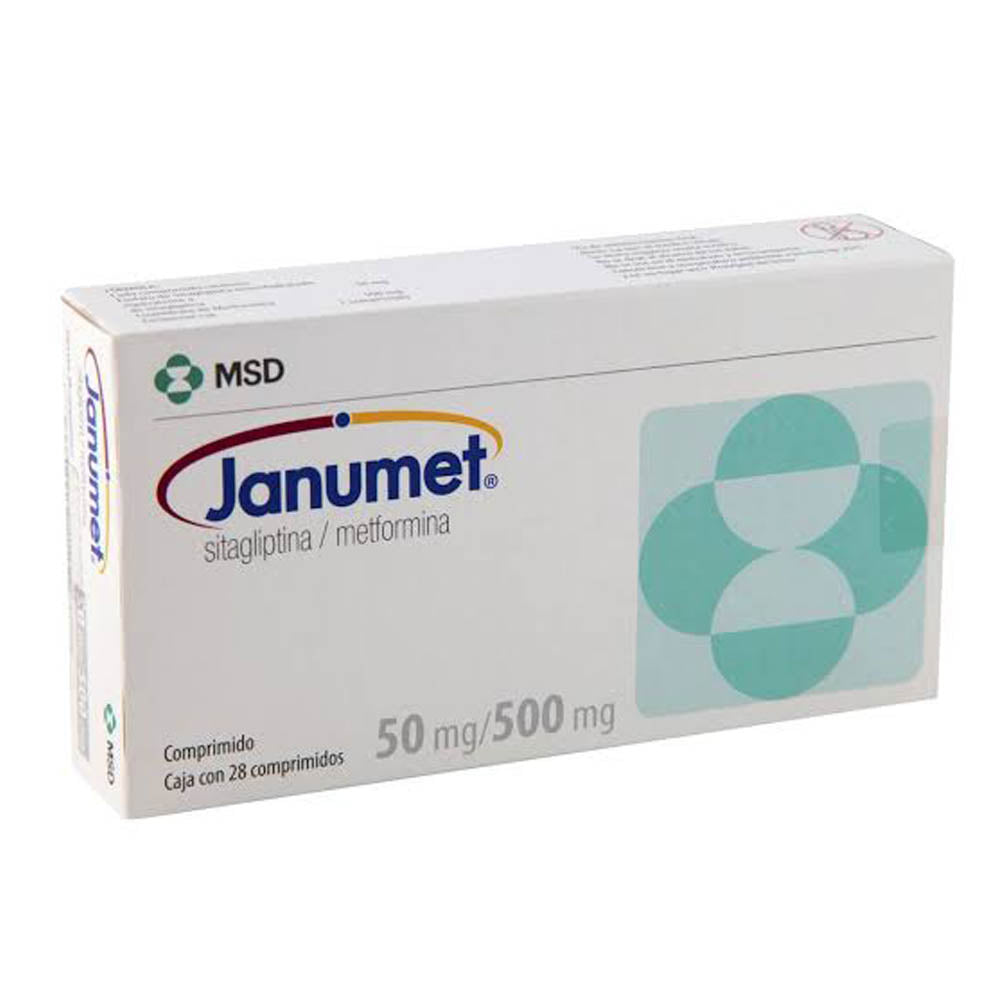 Janumet 50/500 Mg Con 28 Comprimidos Recubierto