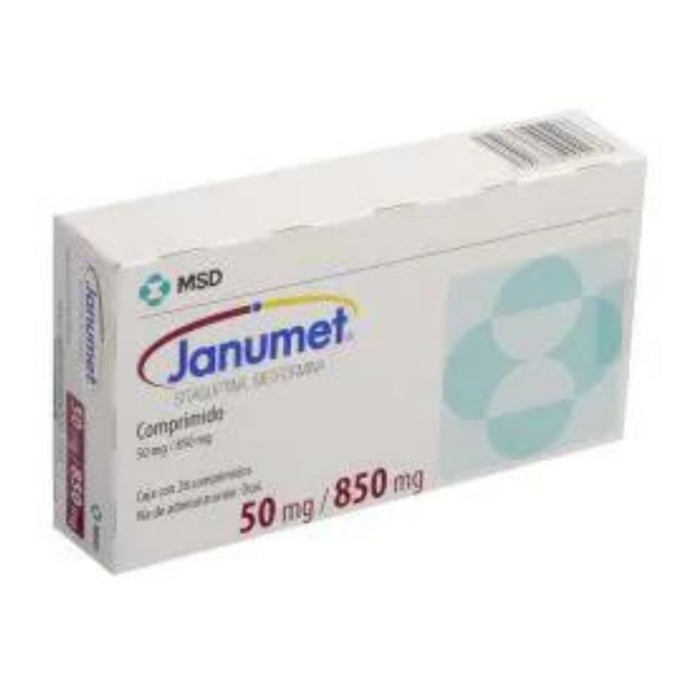 Janumet 50/850 Mg Con 28 Comprimidos
