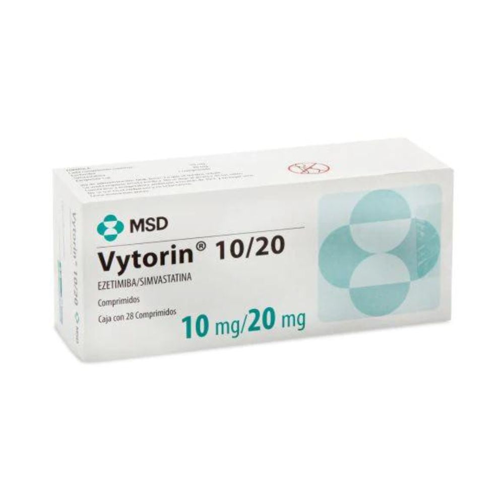 Vytorin 10/20 Mg Con 28 Comprimidos