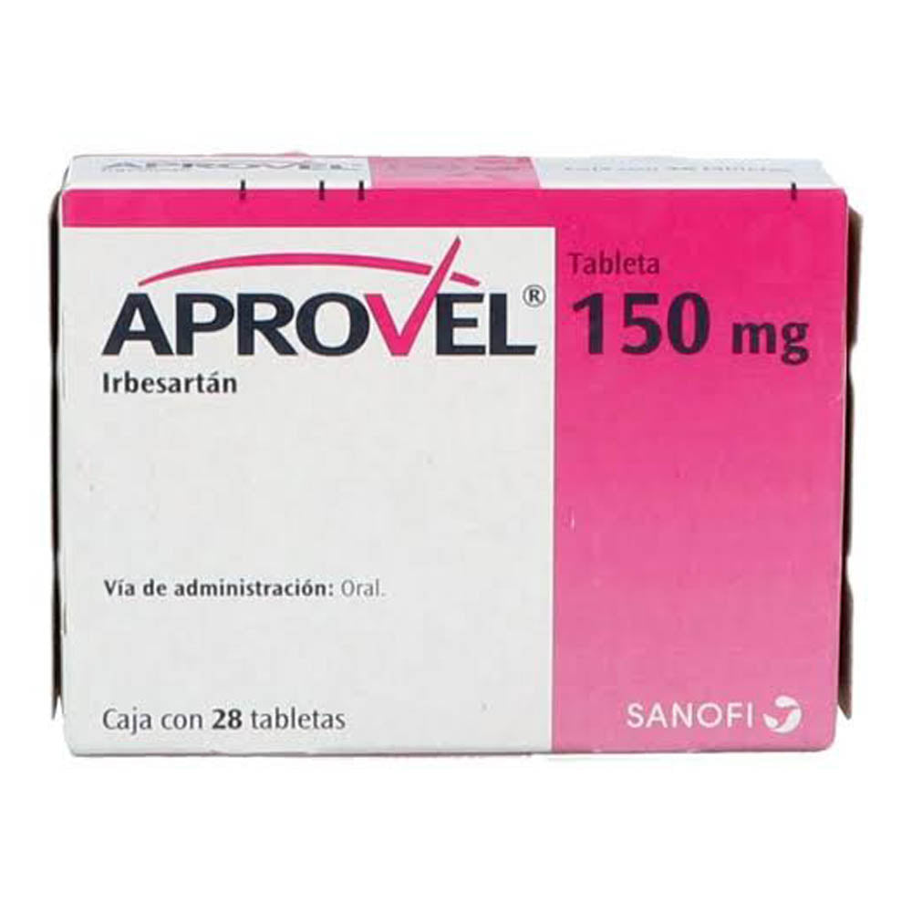 APROVEL 150 MG TABLETAS 28