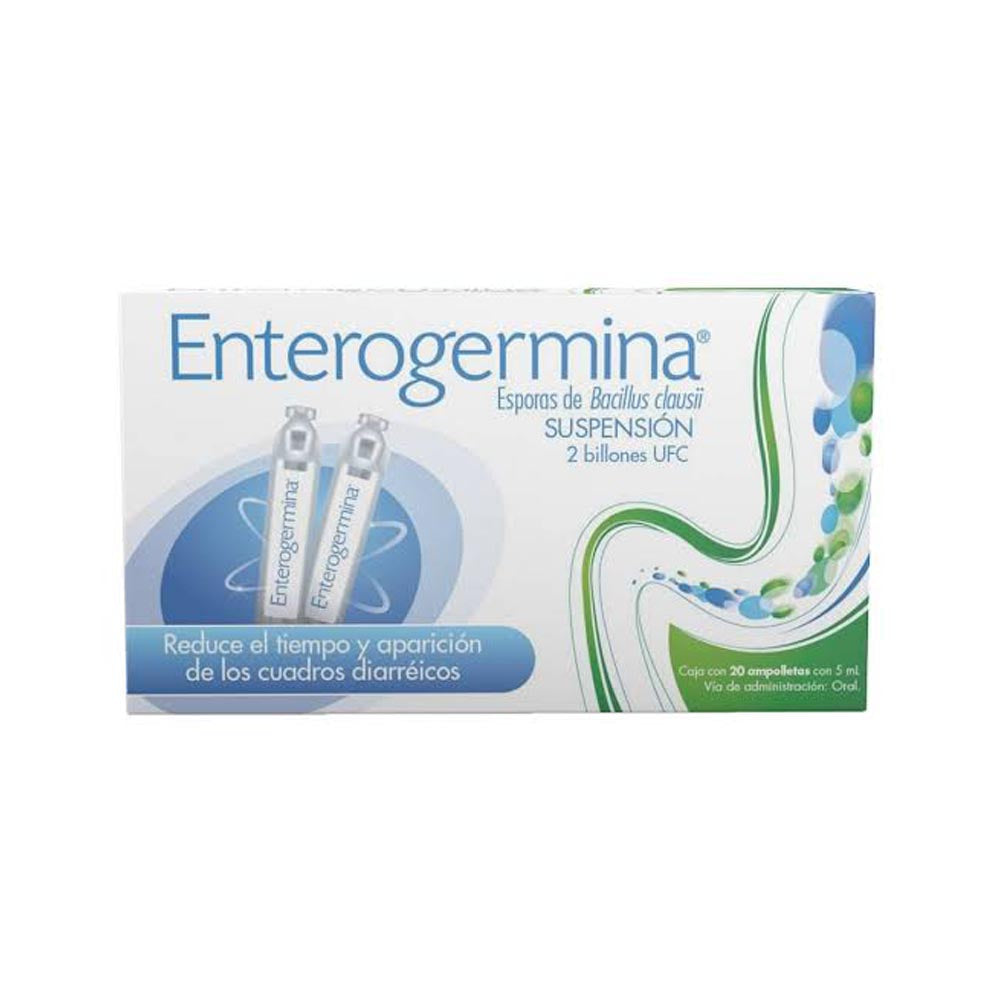 ENTEROGERMINA 2B ORAL AMPOLLETAS 20 X 5 ML