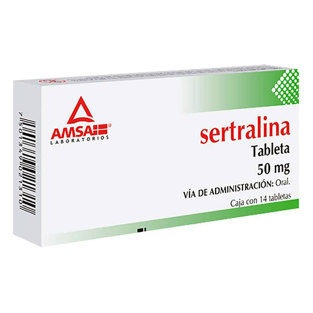 Sertralina 50 Mg Con 14 Tabletas
