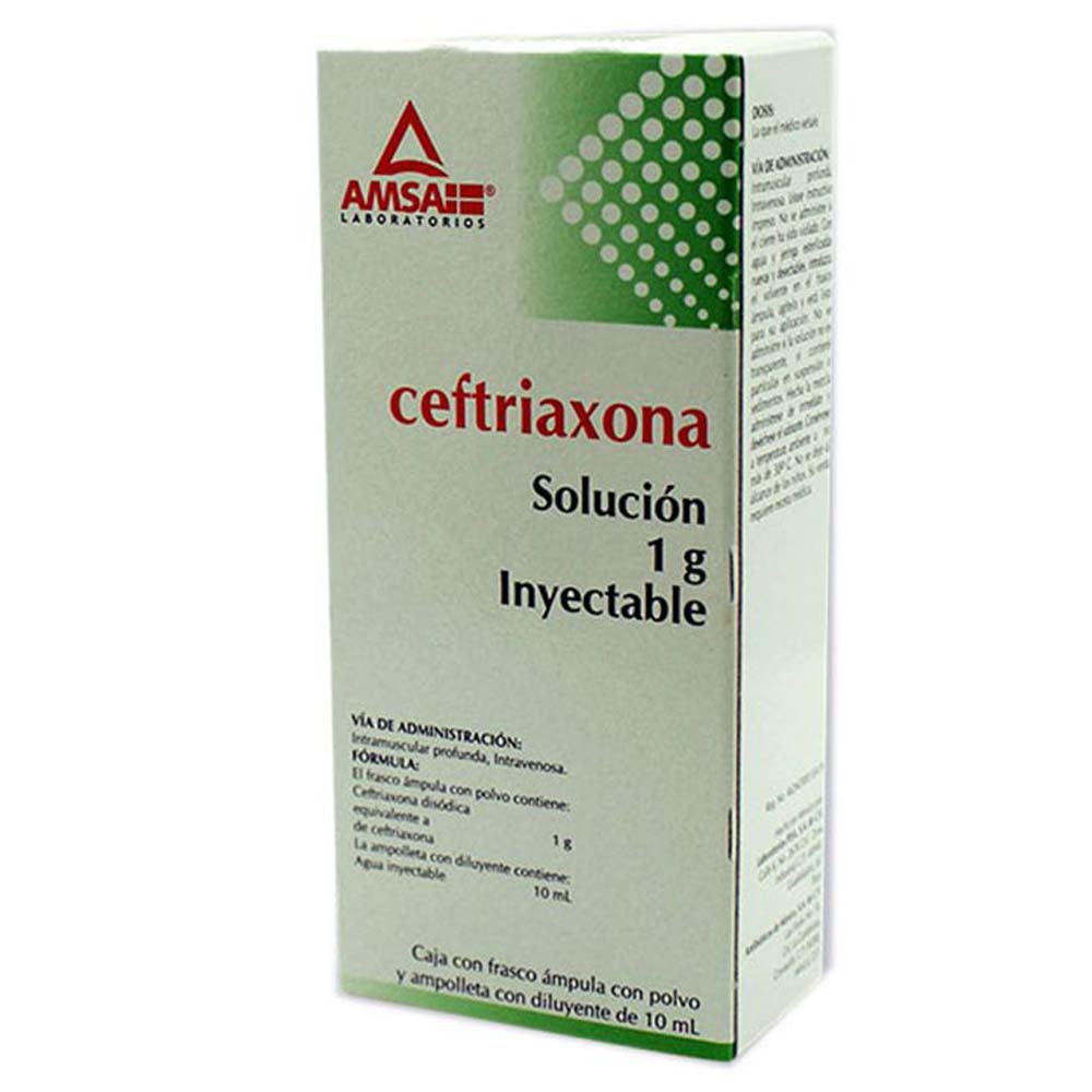 Ceftriaxona 1 G I.V Iny Generico