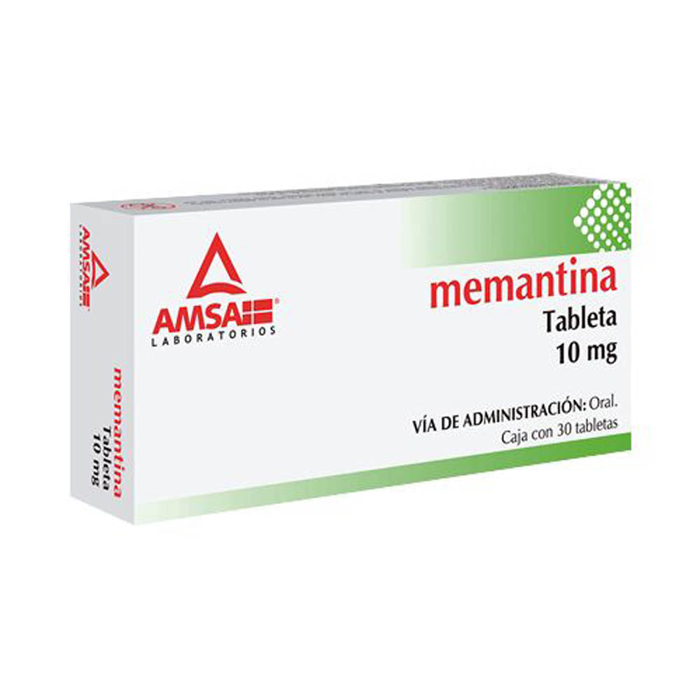 Memantina 10Mg Con 30 Tabletas