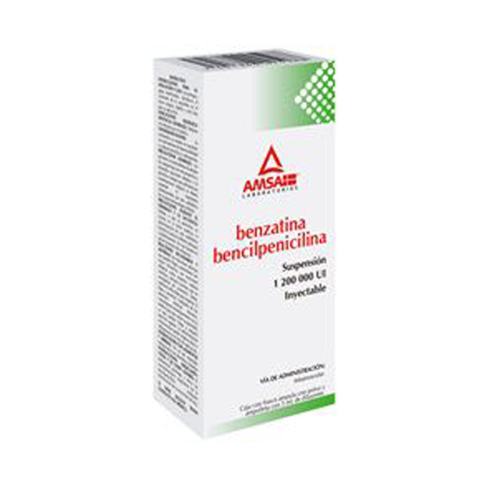 BENZATINA BENCILPENICILINA 1200000 UI 1X5 ML AMSA