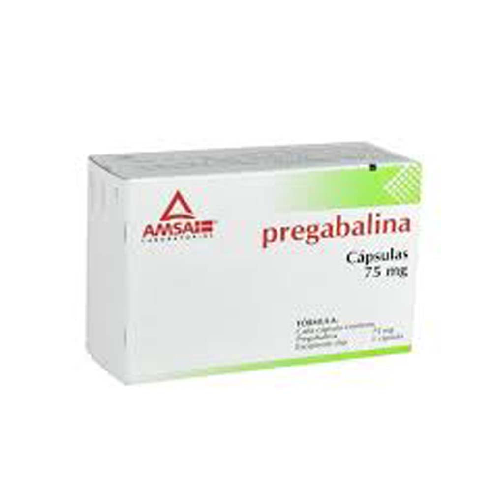 PREGABALINA CAPSULAS75 MG CON 28 AMSA