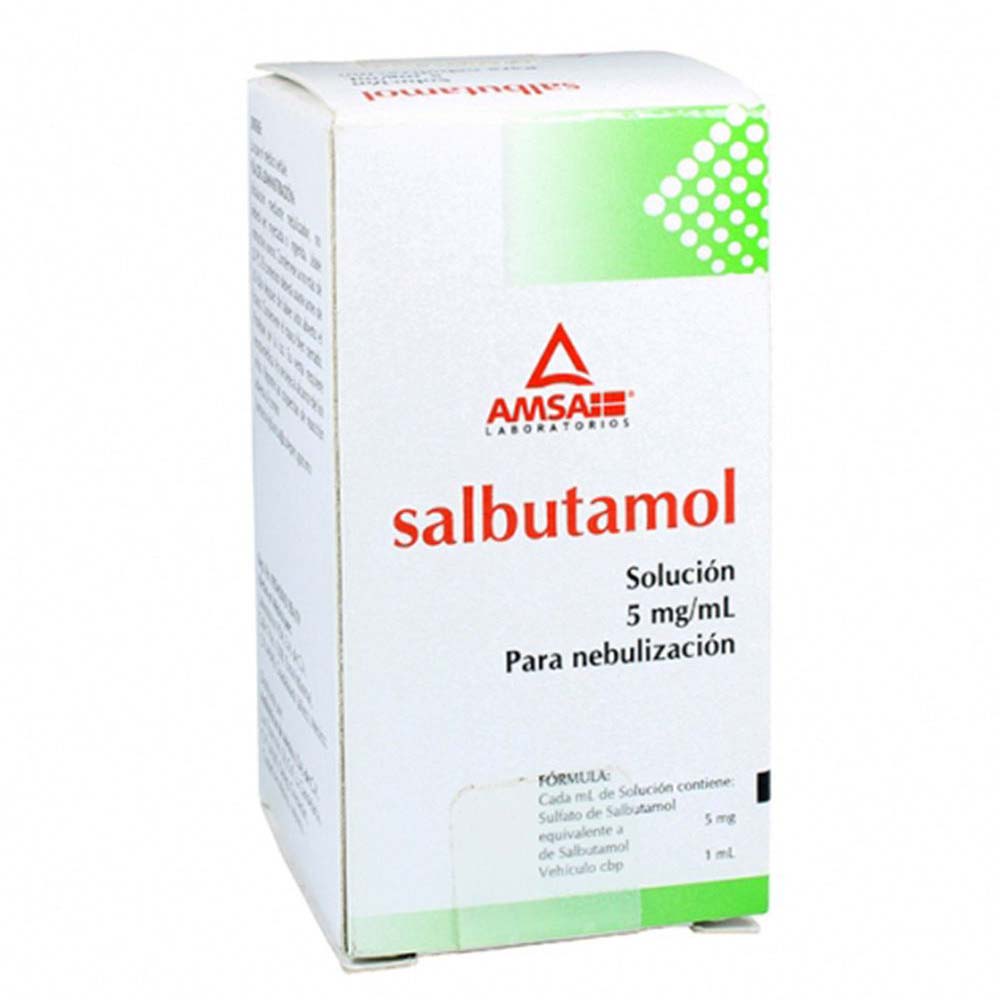 SALBUTAMOL SOLUCIÓN NEBULIZADOR 5 MG/10 ML FRASCO