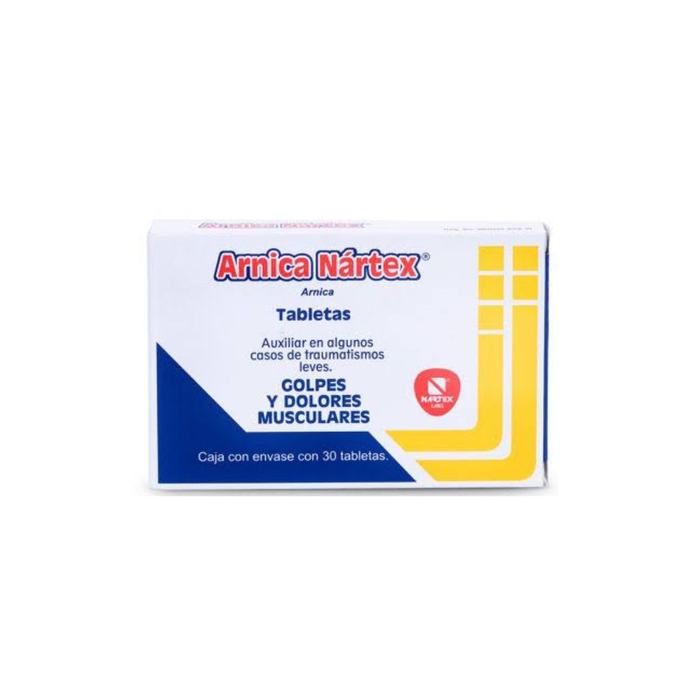 Arnica Con 30 Tabletas (Dolores Musculares,Golpes)