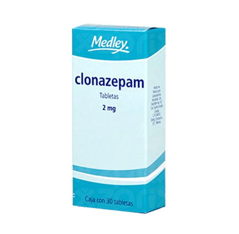 Clonazepam 2 Mg 30 Tabletas Medley Lgen