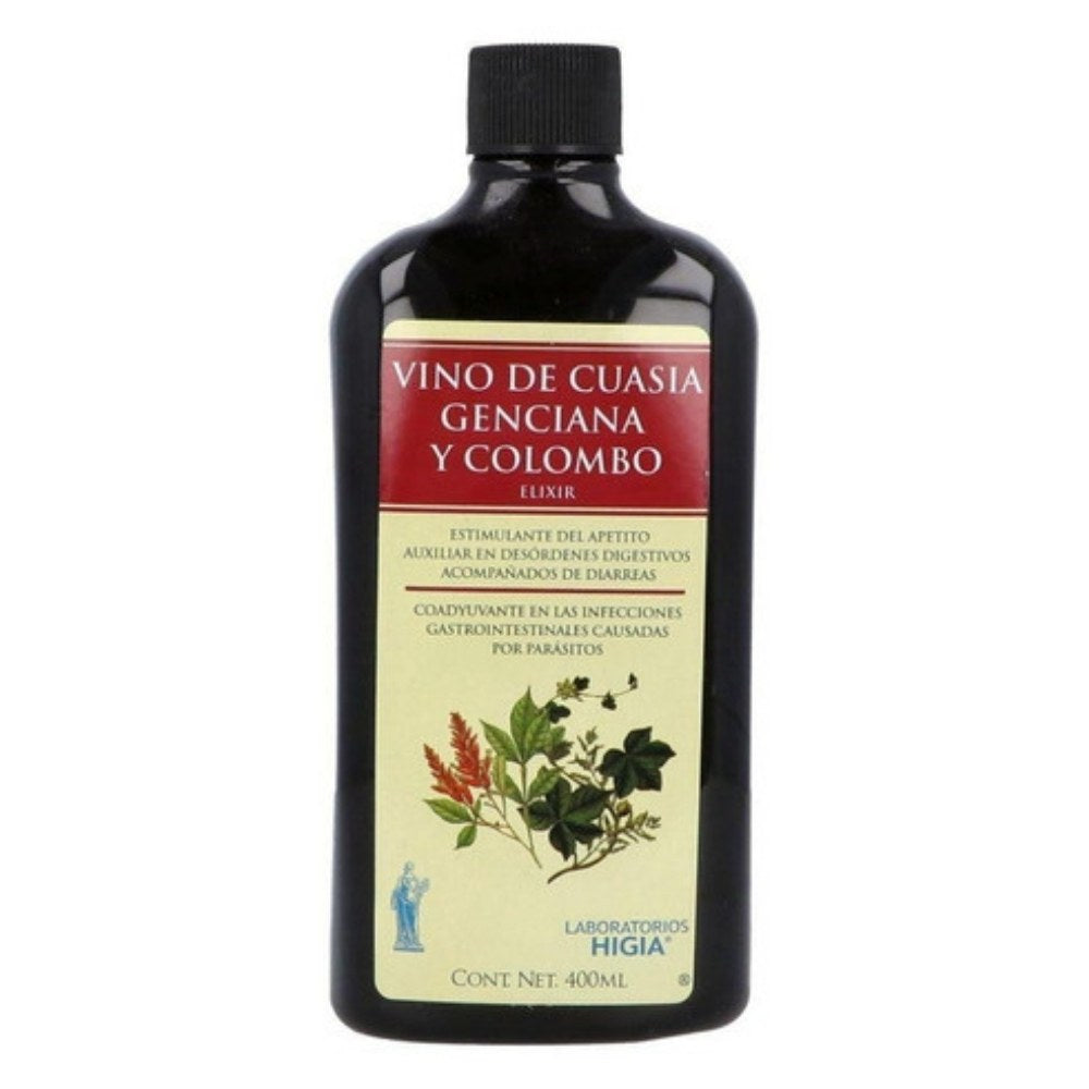 Vino De Cuasia Genciana Y Colombo 400 Ml