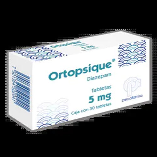 ORTOPSIQUE 5 MG CON 30 TABLETAS