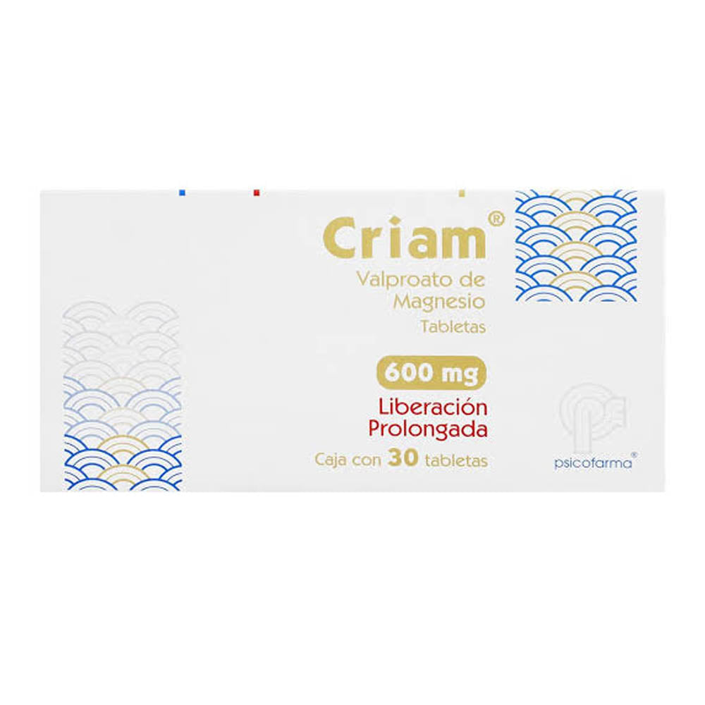 CRIAM 600 MG TABLETAS 30