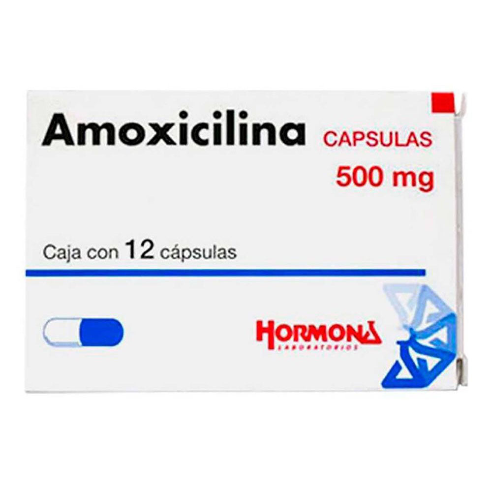 Amoxicilina 500 Mg C/12 Caps Hormona