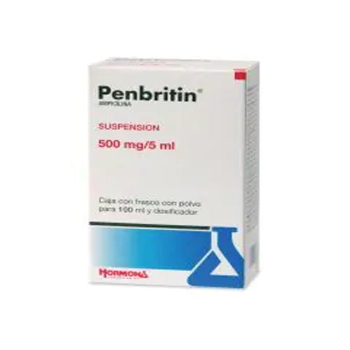 PENBRITIN 500 MG/5 ML SUSPENSION ENSION  100 ML