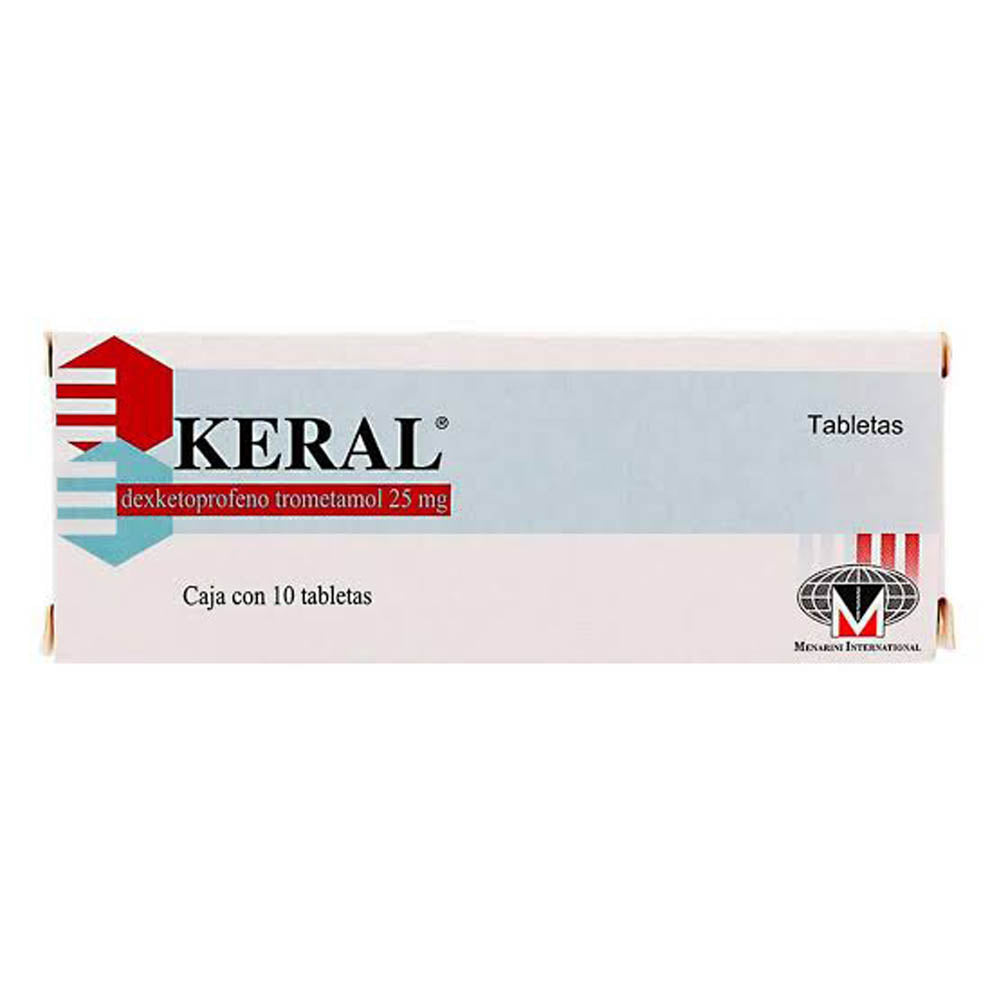 Keral 25 Mg Con 10 Tabletas