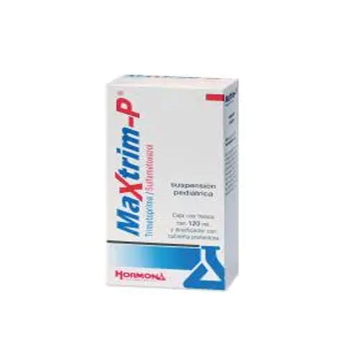 Maxtrim-P (Trimetoprina/Sulfametoxazol) Suspension 0.8/4G 120 Mililitros
