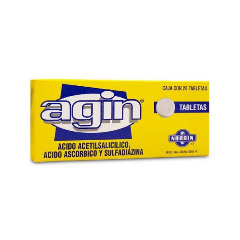 Agin Tabletas Con 20