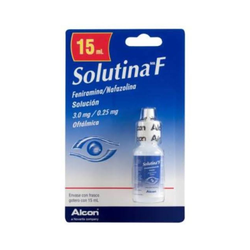 Solutina-F 3.00/0.16Mg Oftalmica Solucion 15 Mililitros