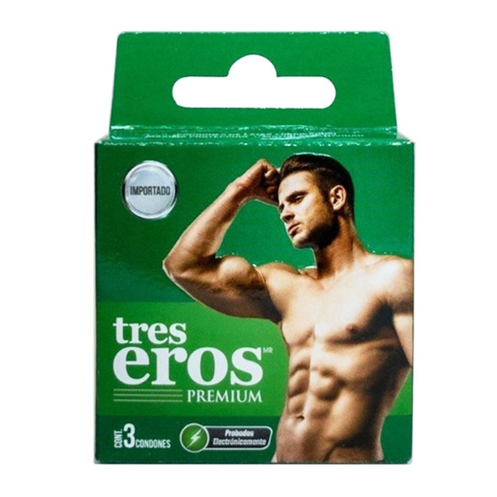 Preservativos Tres Eros Premium C/3 Piezas