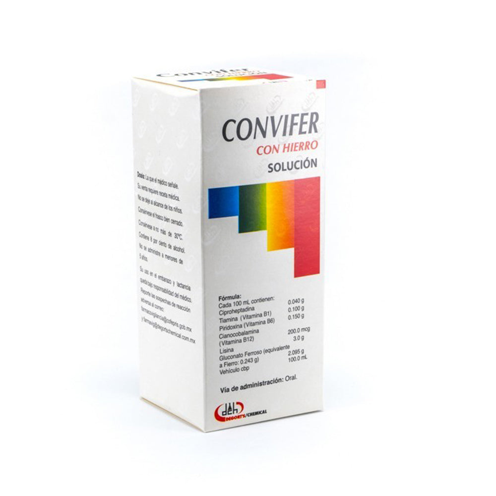 Convifer Con Hierro Solucion 220 Ml