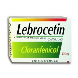 Lebrocetin (Cloranfenicol) 250 Mg Con 12 Cap