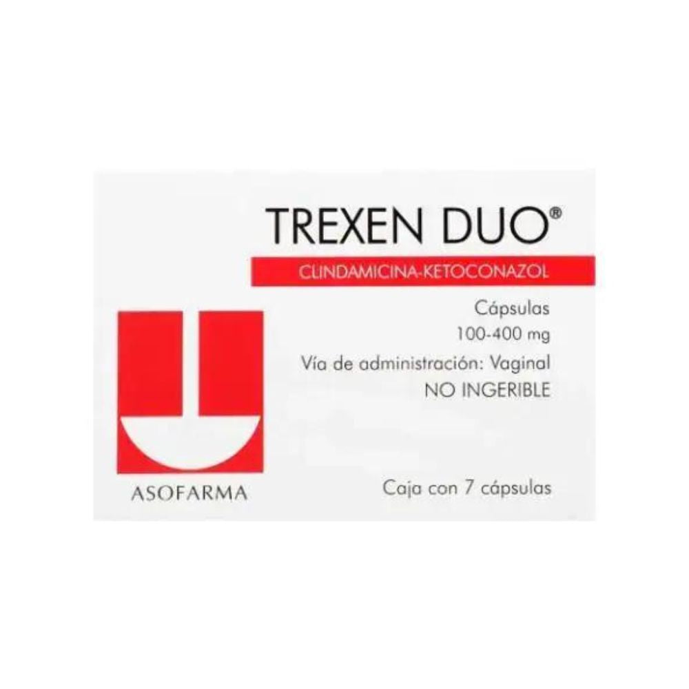 Trexen Duo 100/400 Mg Ovulos Vaginales Con 7