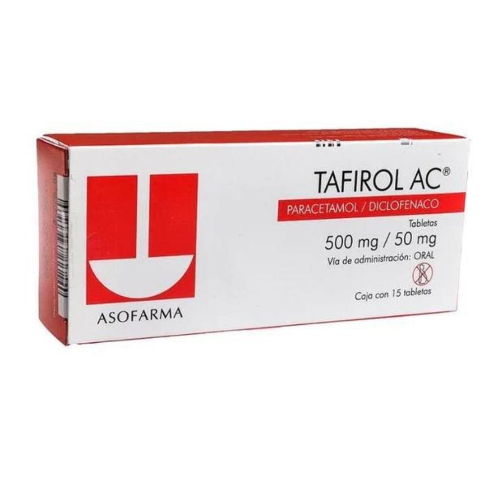 Tafirol-Ac 500/50 Mg Tabletas Con 15