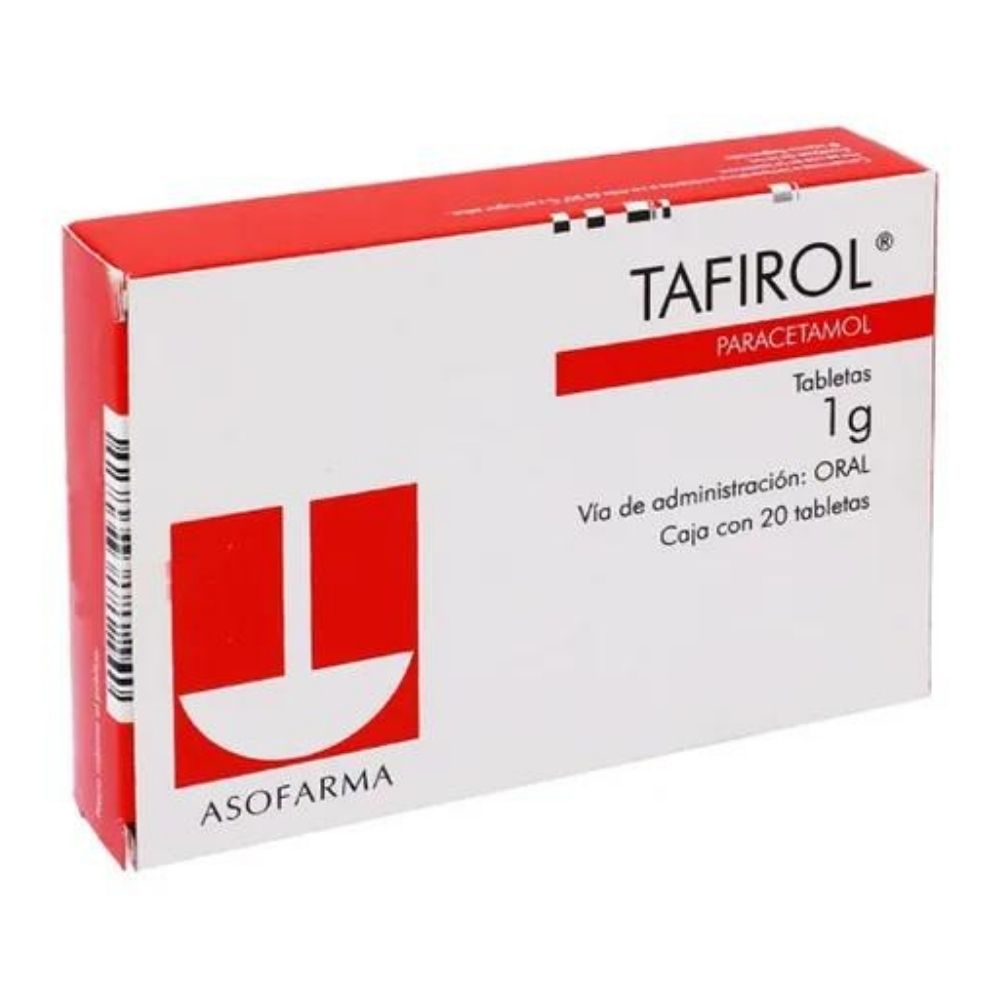 TAFIROL 1 G TABLETAS 20