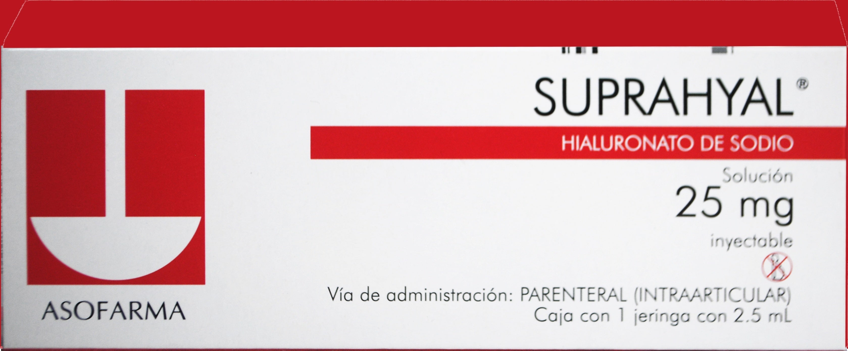 SUPRAHYAL 25 MG JGA PRELLENADA 1X2.5 ML