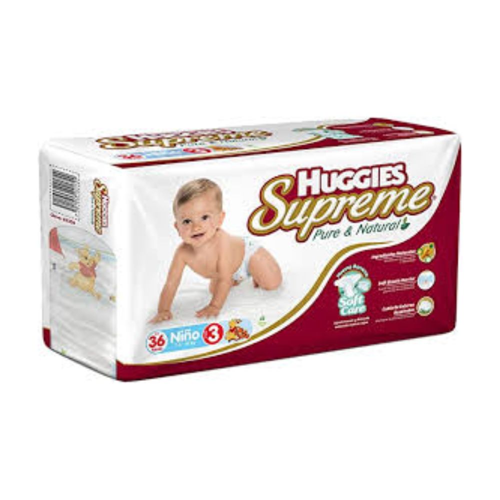 Pa¤al Huggies Supreme Con 36 Etapa 3 Unisex