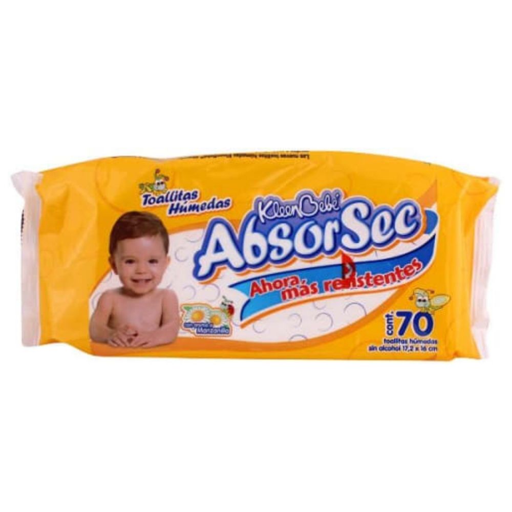 TOALLAS HUMEDAS KLEENBEBE ABSORSEC CON 90 REP