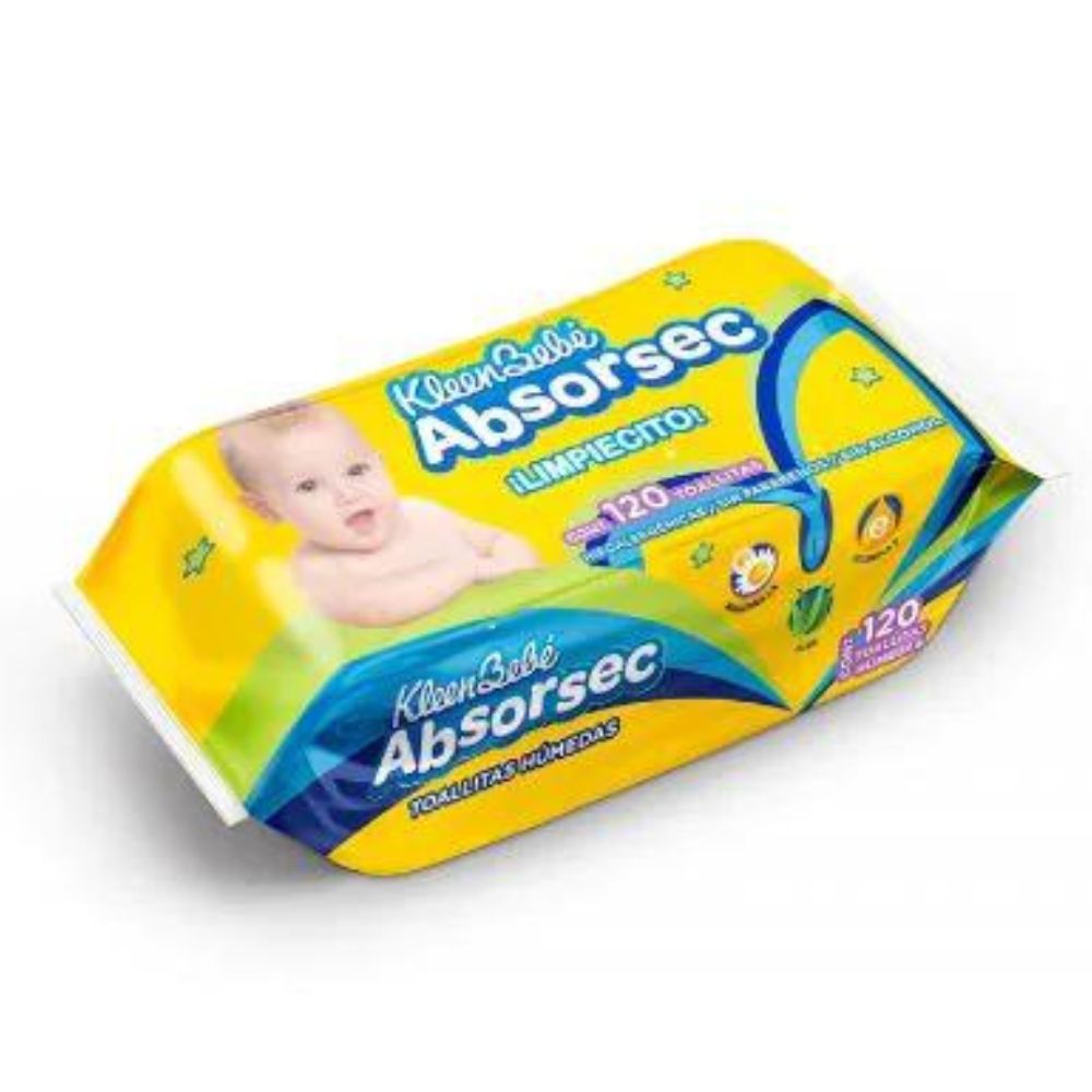 TOALLAS HUMEDAS KLEENBEBE ABSOR 120 REP