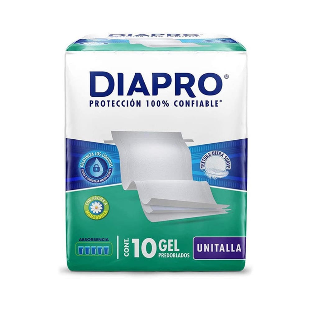 DIAPRO PREDOBLADO DESECHABLE C /10