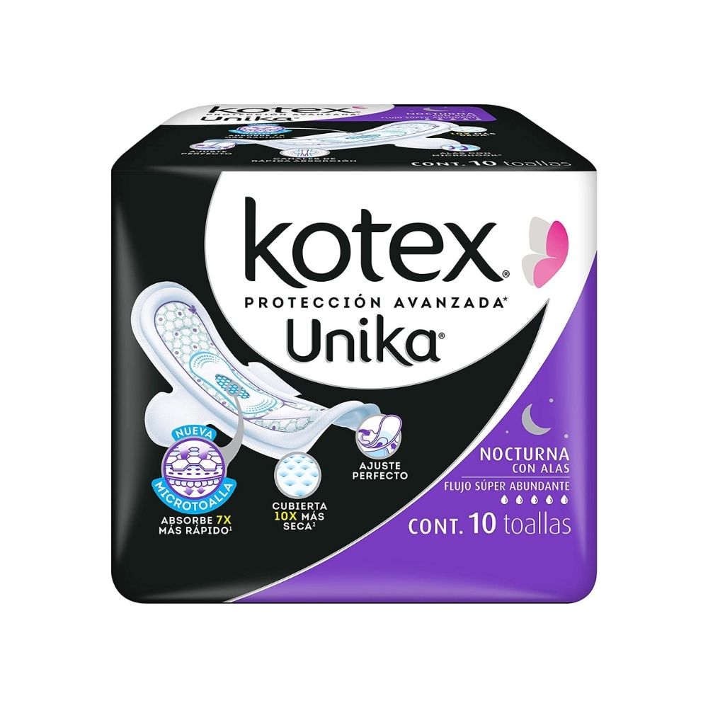 TOALLAS SANITARIAS KOTEX ULTRA SEC NOC CON 10