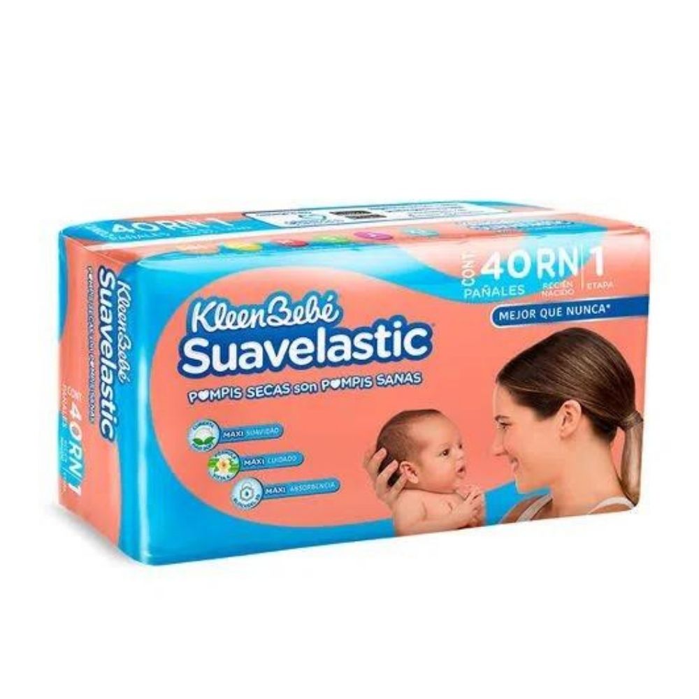 Pa¤al Kleenbeb‚ Suavelastic Recien Nacido Etapa 1 Con 40