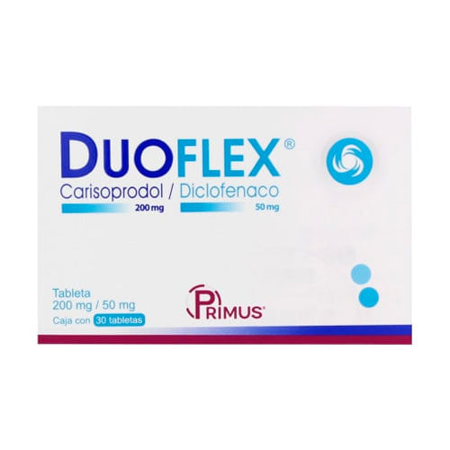 Duoflex 200/50 Mg Con 30 Tabletas