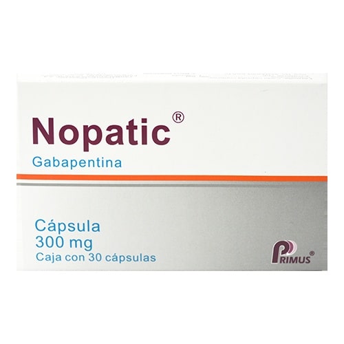 Nopatic 300 Miligramos Capsulas 30