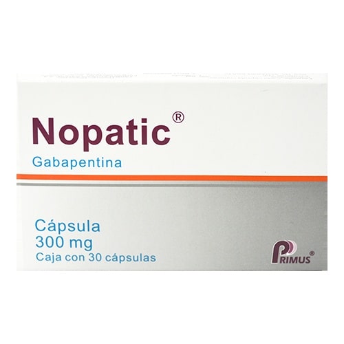 Nopatic 300 Miligramos Capsulas 30 