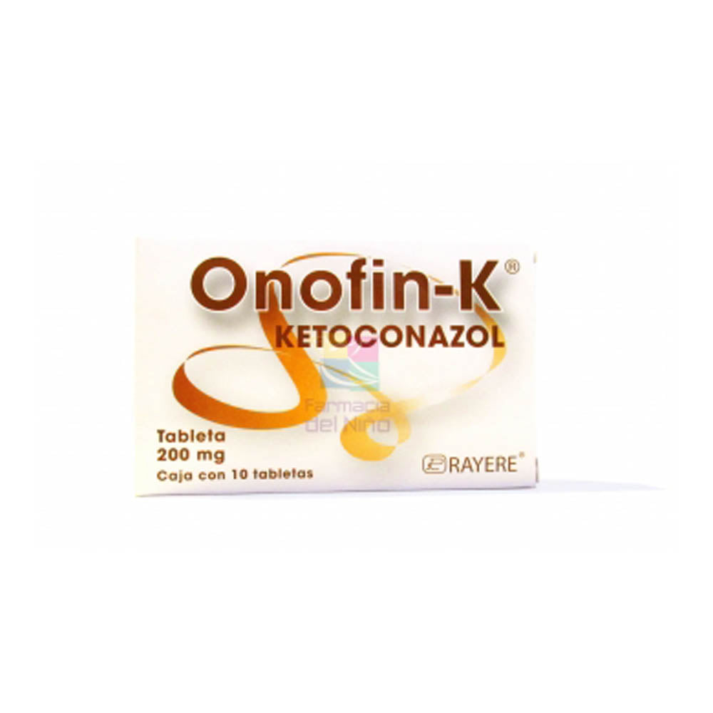 Onofin-K (Ketoconazol) 200 Mg Con 10 Tabletas