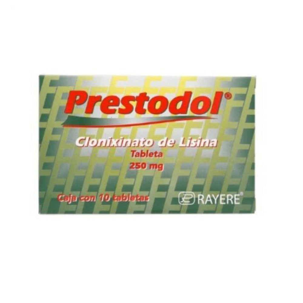 Prestodol (Clonixinato De Lisina) 250 Mg Con 10 Tabletas