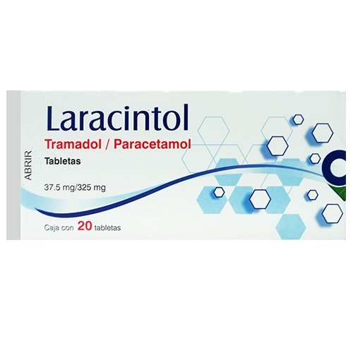 LARACINTOL (TRAMADOL/PARACETAMOL) CON 20 TABLETAS