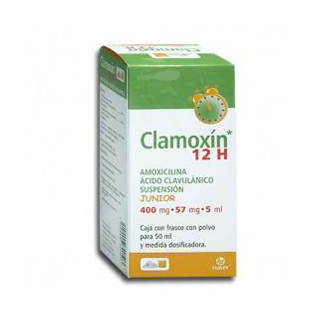 CLAMOXIN SUSPENSION  JR 12H 400/57 MG 50 ML