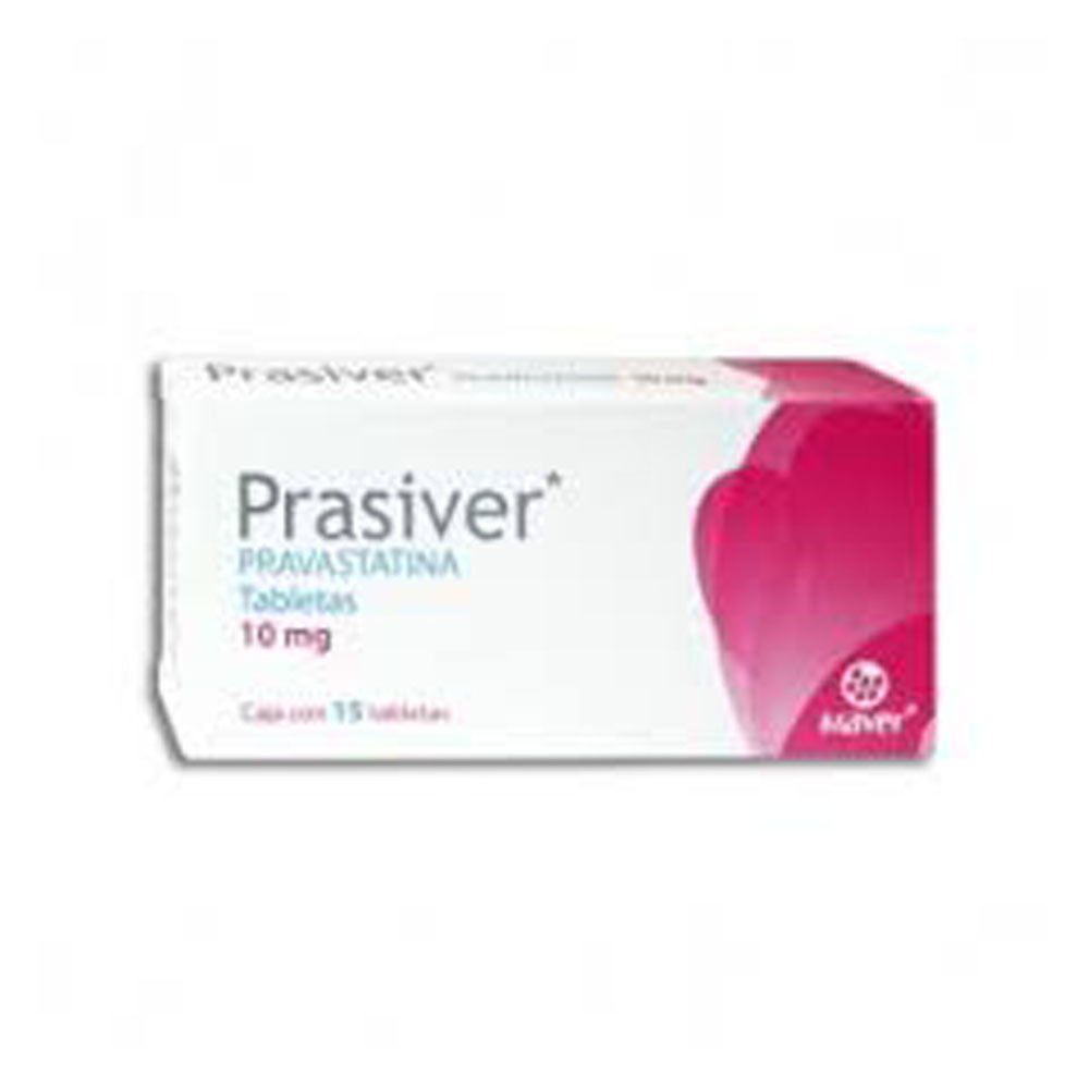 PRASIVER (PRAVASTATINA) 10 MG CON 15 TAB