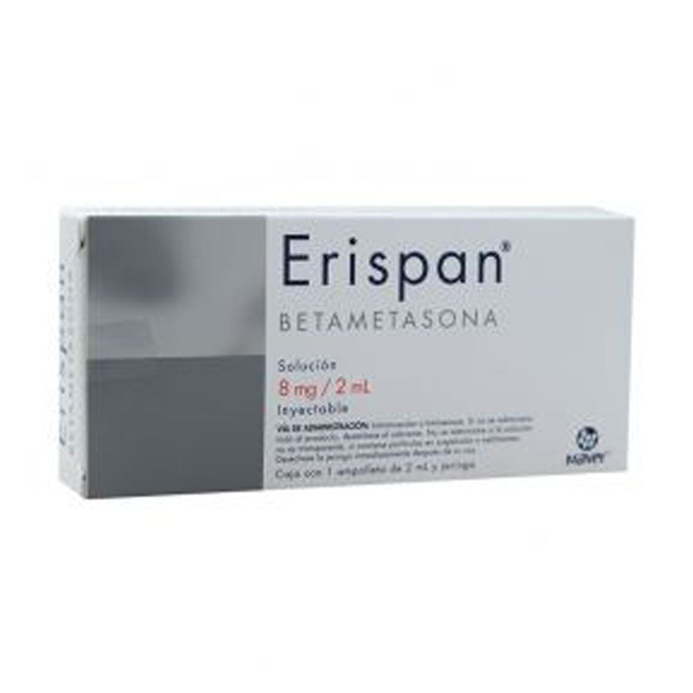 Erispan Inyectable 8 Mg C 1 Ampolleta Con Jeringa
